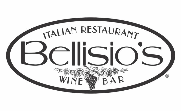 Bellisio's black and white logo