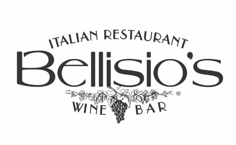 Bellisio's black and white logo