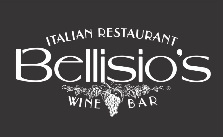 Bellisio's black and white logo